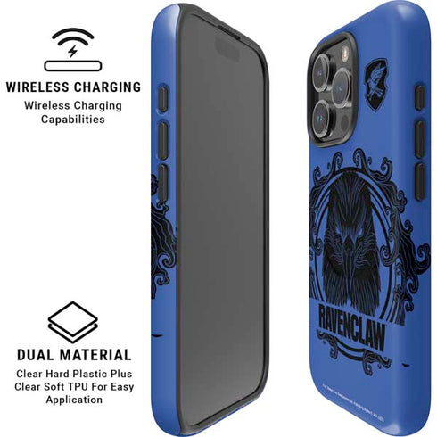 Wizarding Worlds Harry Potter Ravenclaw Illustration iPhone 16 Pro Magsafe Impact Case